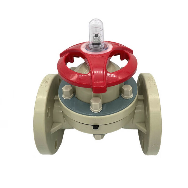 丹斯提尼PPH隔膜閥 DN15塑料法蘭隔膜閥在耐酸堿應用中的優勢